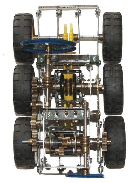 meccano6 wheel drive vehicle